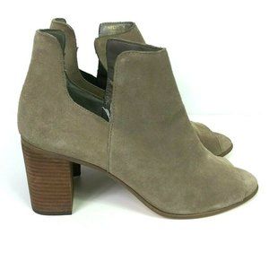Steve Madden Suede Side Cut Out Ankle Boots Size 9